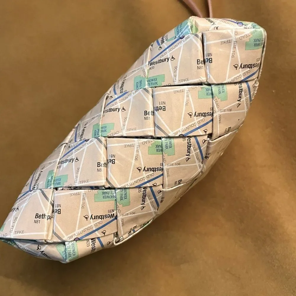 Ecoist Recycled Map Wristlet